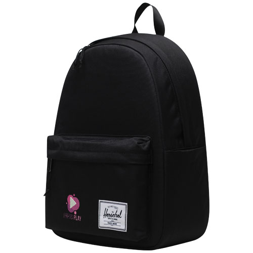 Herschel Classic™ recycelter Laptop-Rucksack 26 L, schwarz