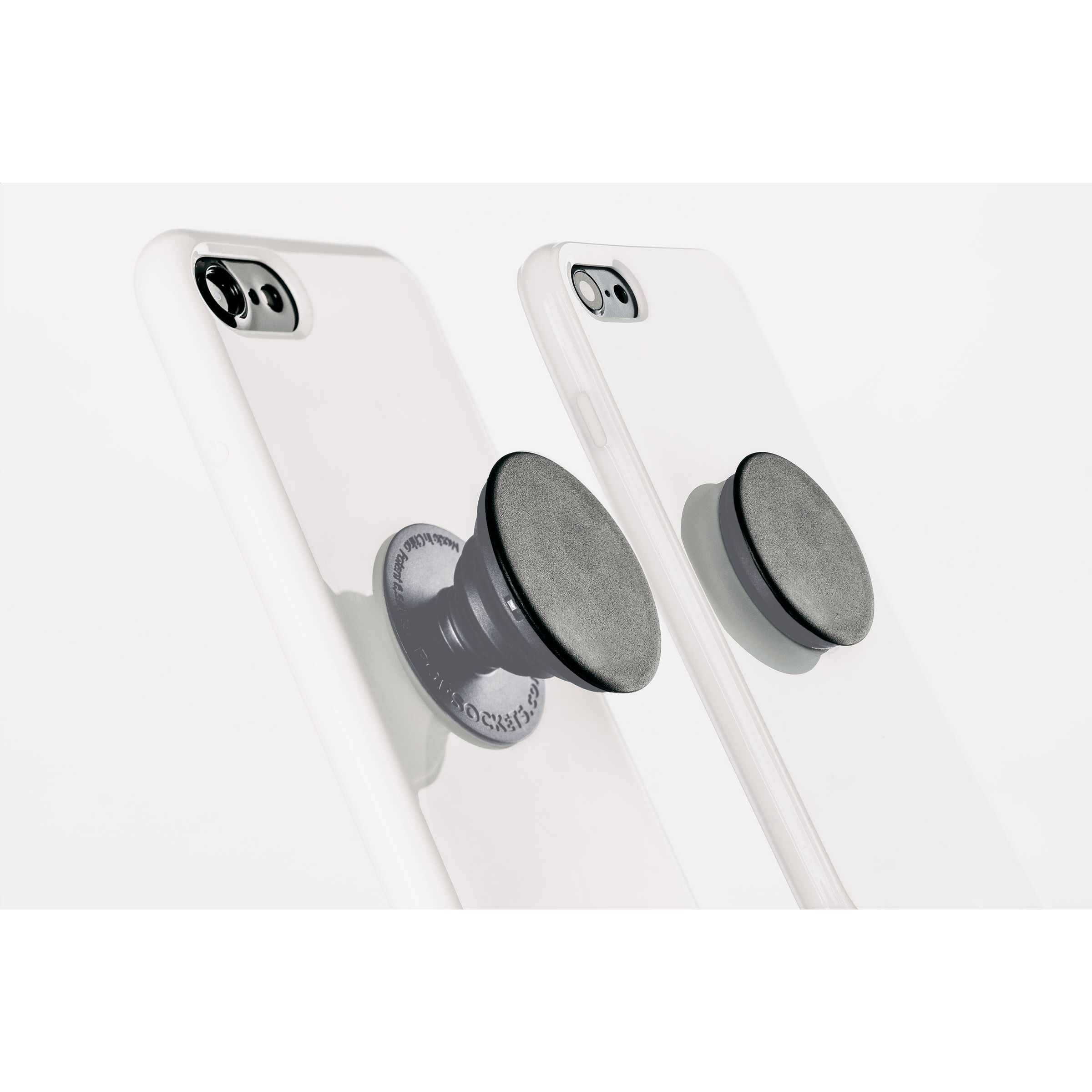 PopSockets® Handyhalter, Grau/schwarz