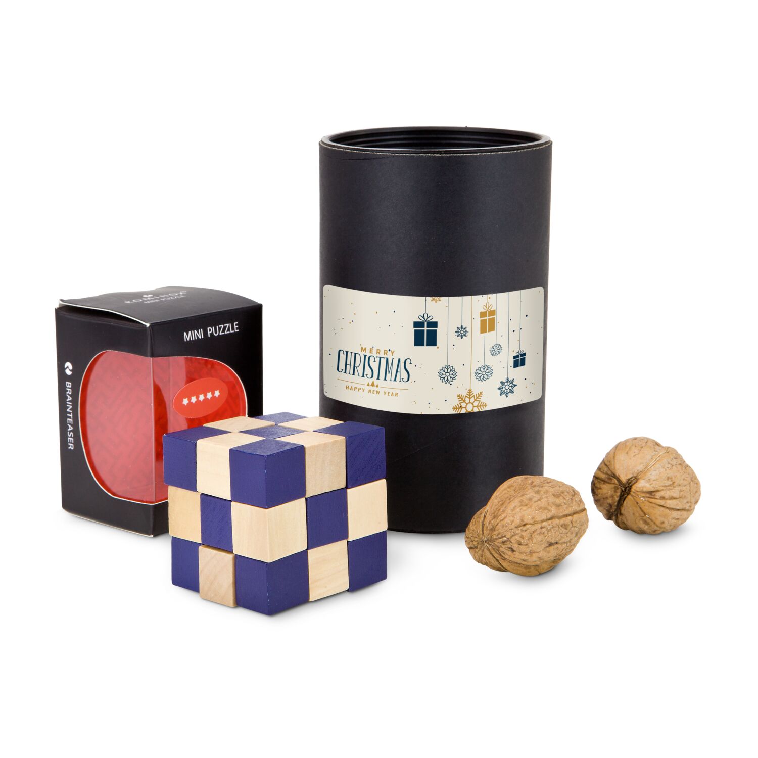 Geschenkset / Präsenteset: Kopfnuss Weihnachten