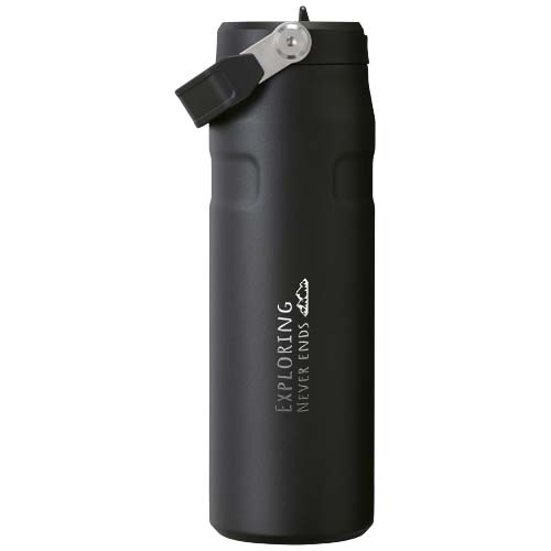 Stanley IceFlow™ 2.0 700 ml Flasche mit Flip-Trinkhalm, schwarz
