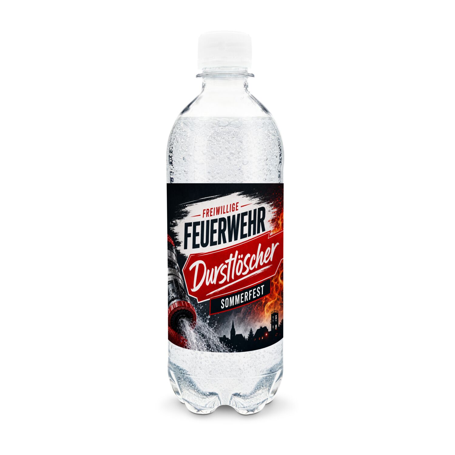 500 ml PromoWater - Mineralwasser - Papier-Etikett