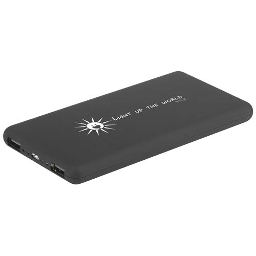 SCX.design P30 8000 mAh Solar Powerbank mit Leuchtlogo
