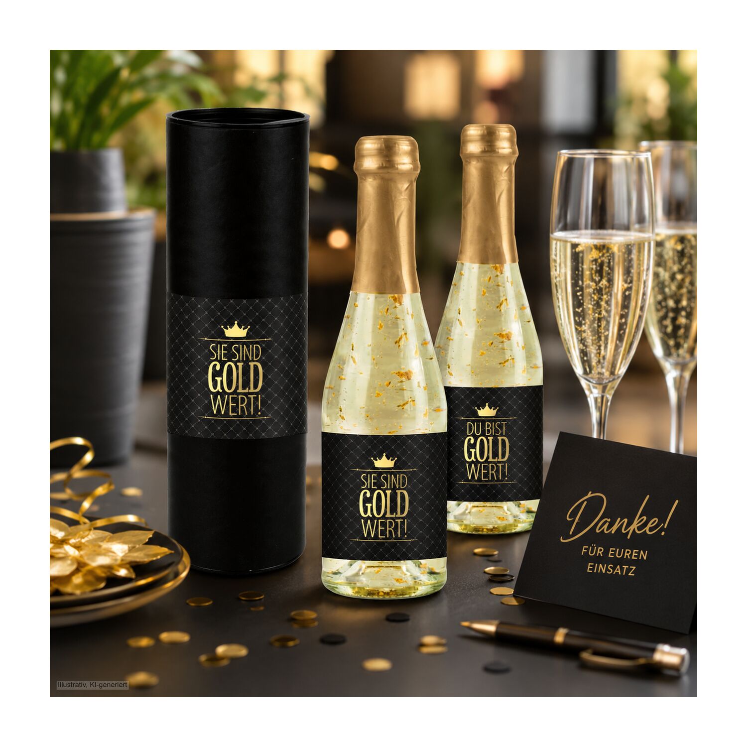 Geschenkartikel / Präsentartikel: Sie sind Gold wert