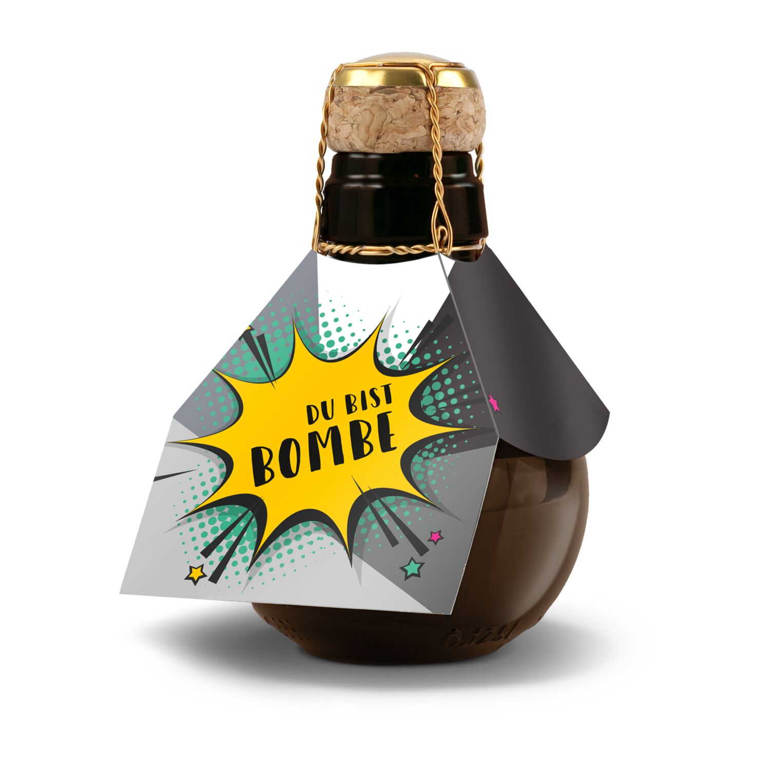 Kleinste Sektflasche der Welt Du bist Bombe, 125 ml
