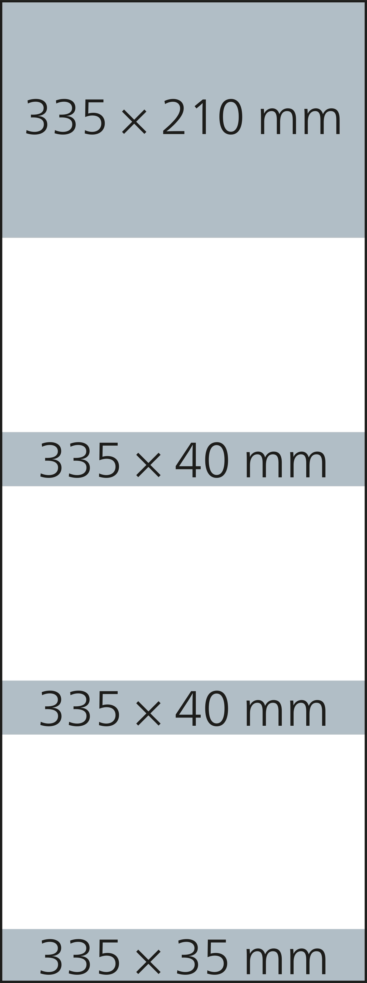 3-Monatskalender Mehrblock Maxi 3 Post Extra-Breite 335 mm