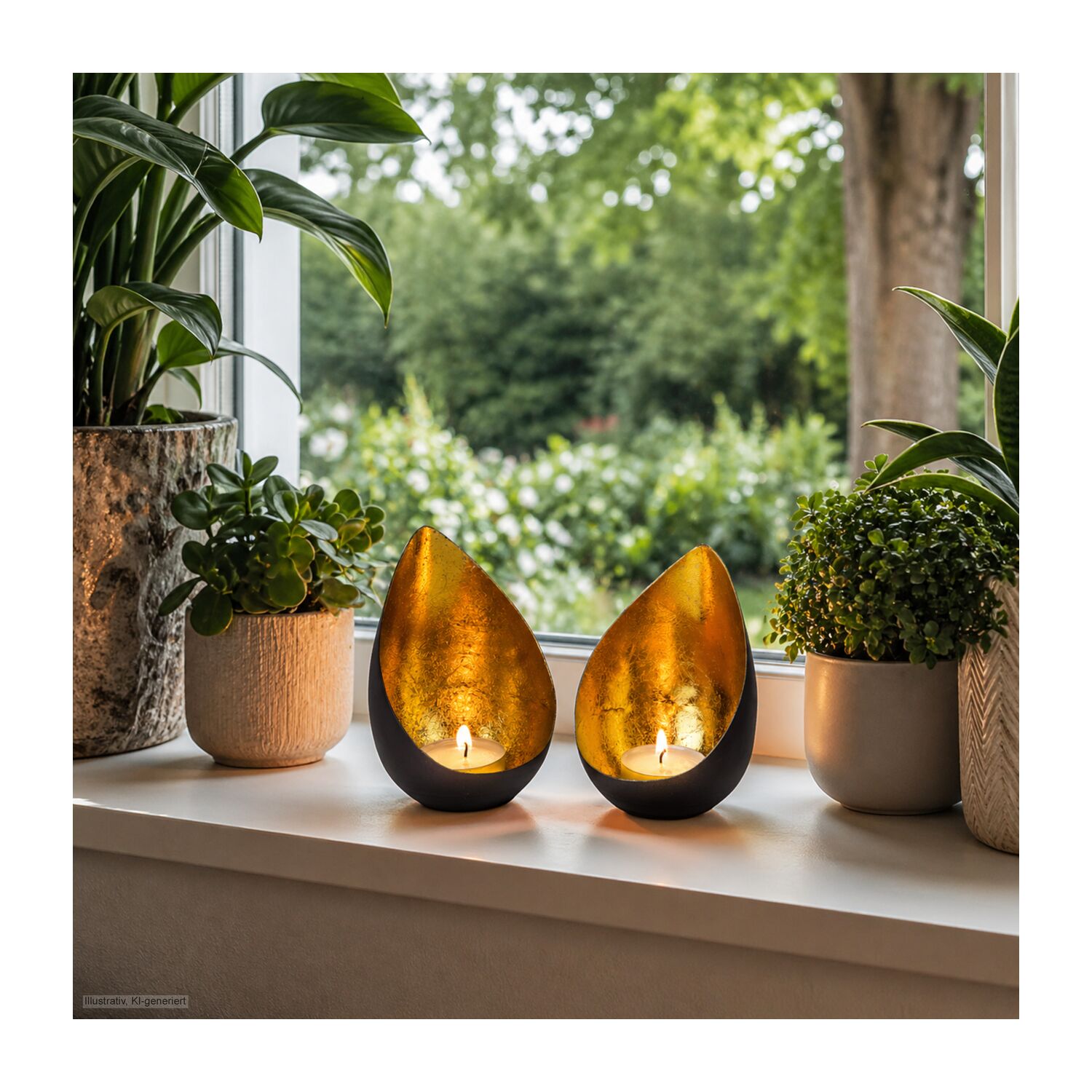 ROMINOX® Teelicht-Set // Drops