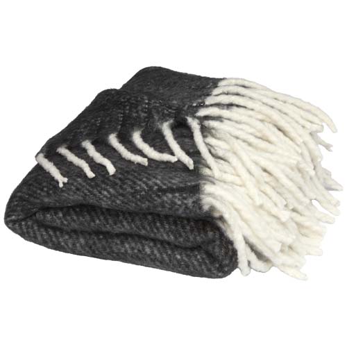 Dolly GRS-recycelte Decke, schwarz