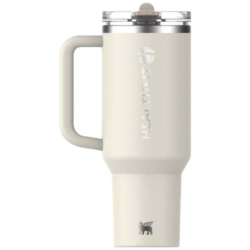 Stanley Quencher® ProTour 1180 ml Thermobecher aus recyceltem Edelstahl mit Flip Strohhalm, creme