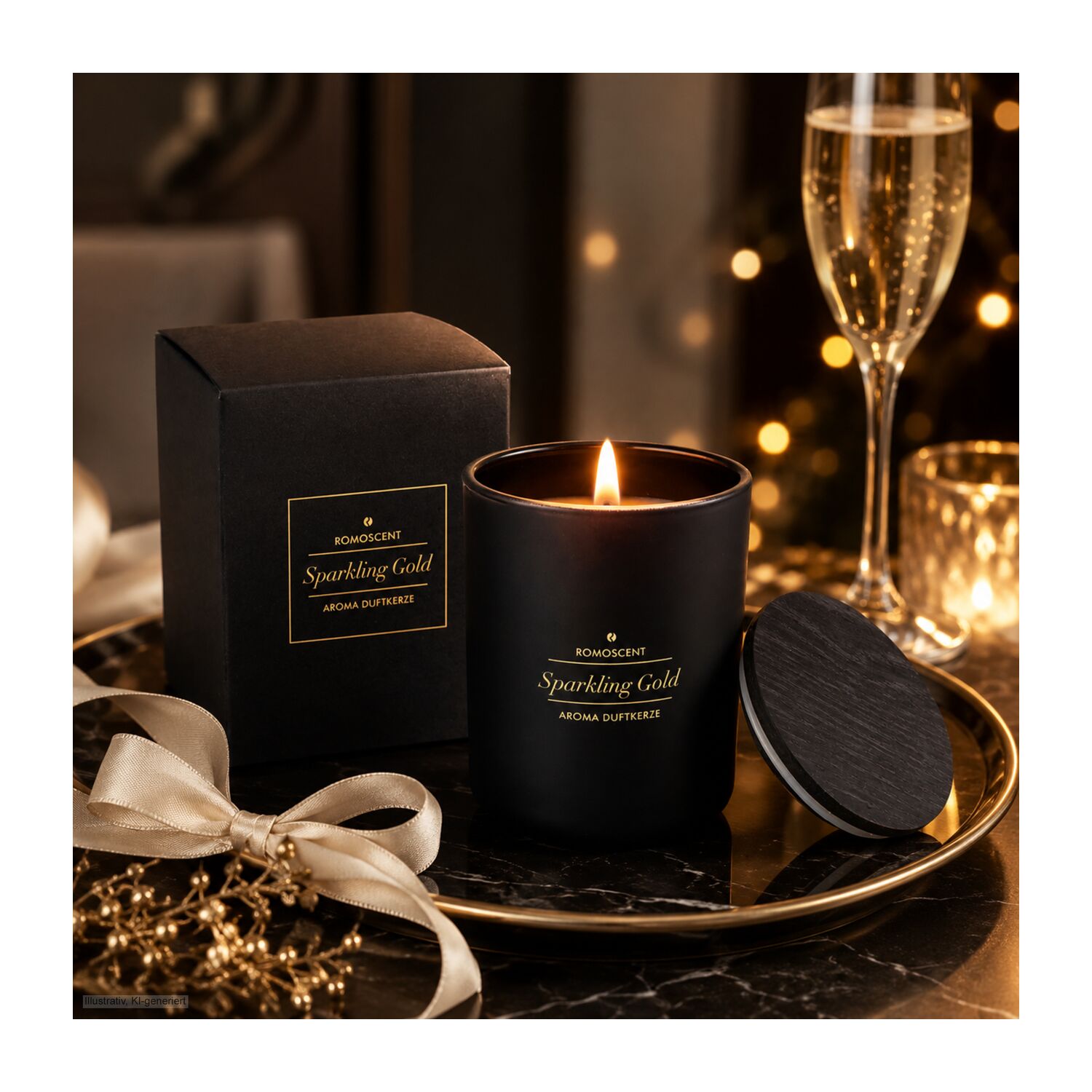 Geschenkset / Präsenteset: Du bist Gold wert Tüte