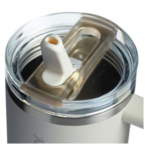 Stanley Quencher® ProTour 1180 ml Thermobecher aus recyceltem Edelstahl mit Flip Strohhalm, creme