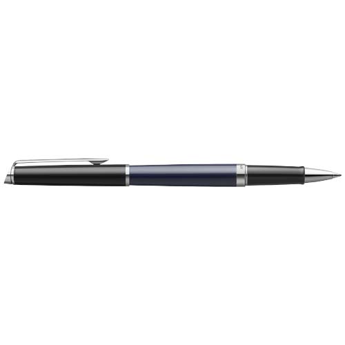 Waterman Hemisphere Color-Block Tintenroller mit Palladiumbeschichtung (schwarze Mine), blau, schwarz