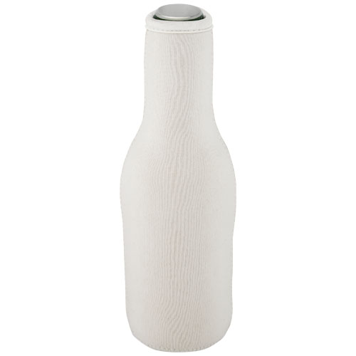 Fris Flaschenmanschette aus recyceltem Neopren, weiss