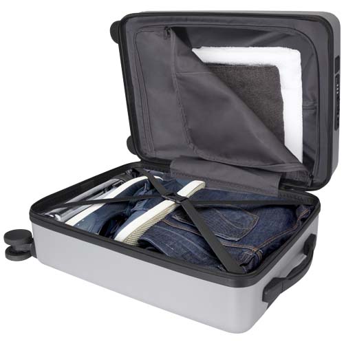 Rover Pro 20" Kabinentrolley aus recyceltem GRS-Material 40 L, silber