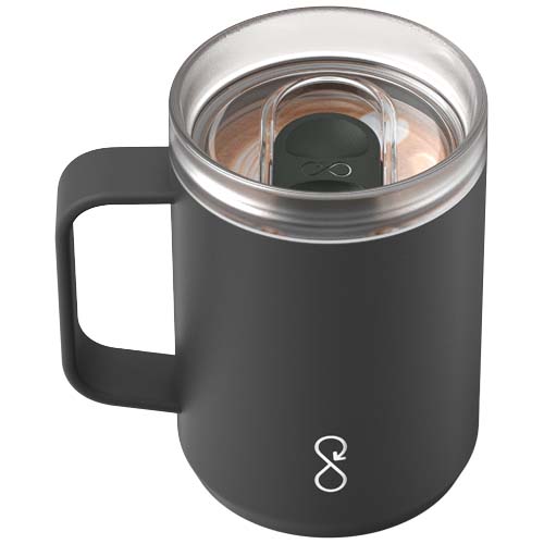 Ocean Bottle 350 ml vakuumisolierter Reisebecher, obsidian-schwarz