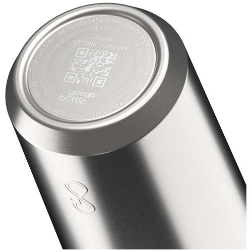 Ocean Bottle 350 ml vakuumisolierter Isolierbecher, edelstahl grau
