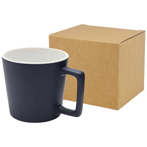 Cali 370 ml Keramiktasse mit matter Oberfläche, marineblau