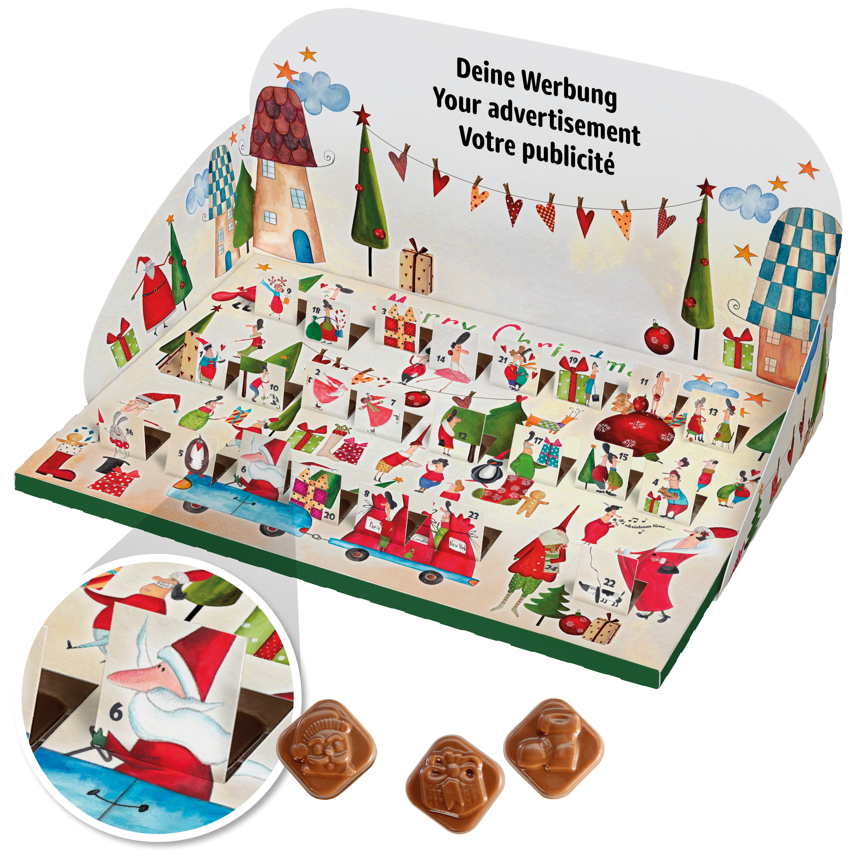Pop-Up Schoko-Adventskalender