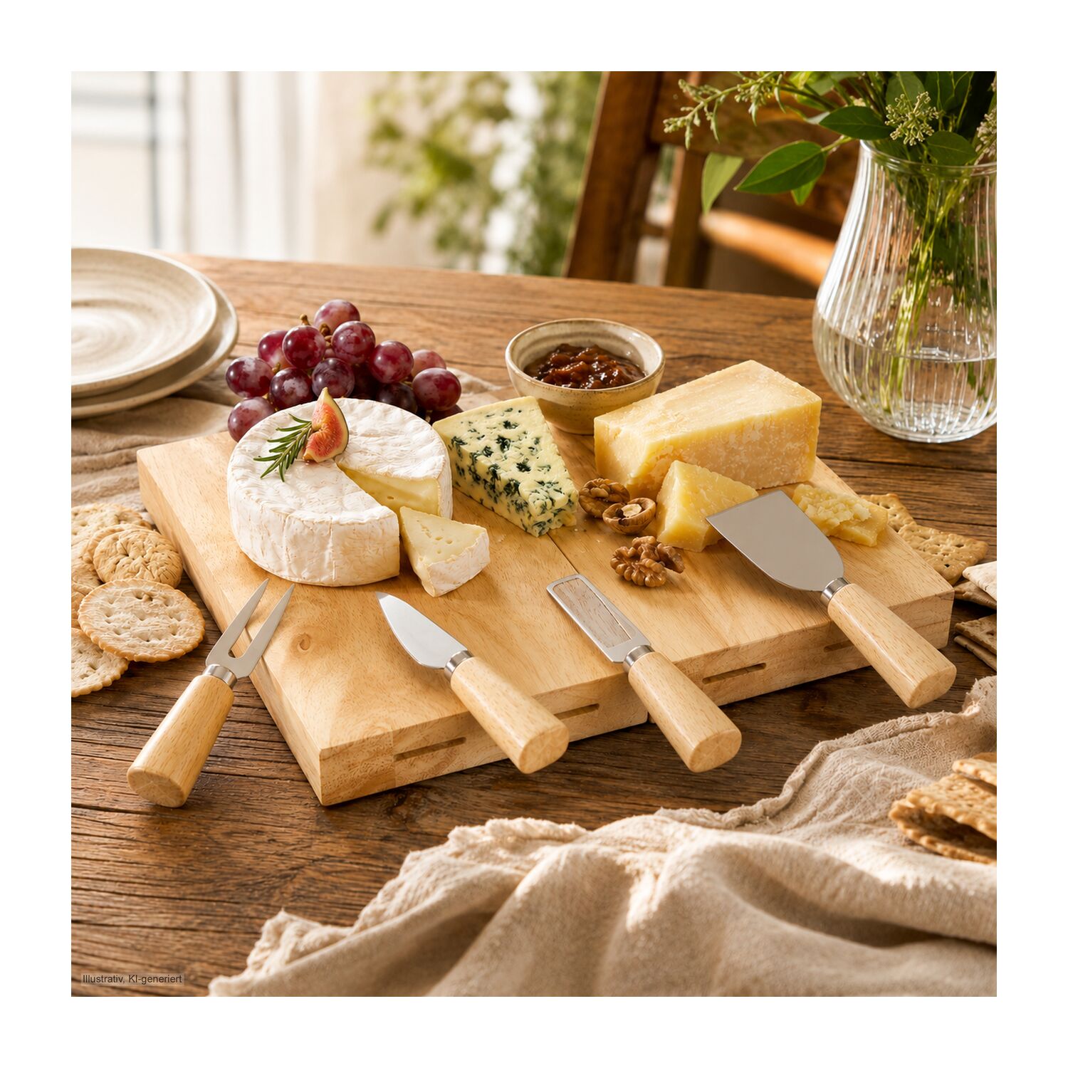 Geschenkset / Präsenteset: Edles Käse-Trio