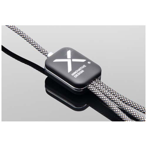 SCX.design C33 60W Typ C Ladekabel mit doppeltem Leuchtlogo