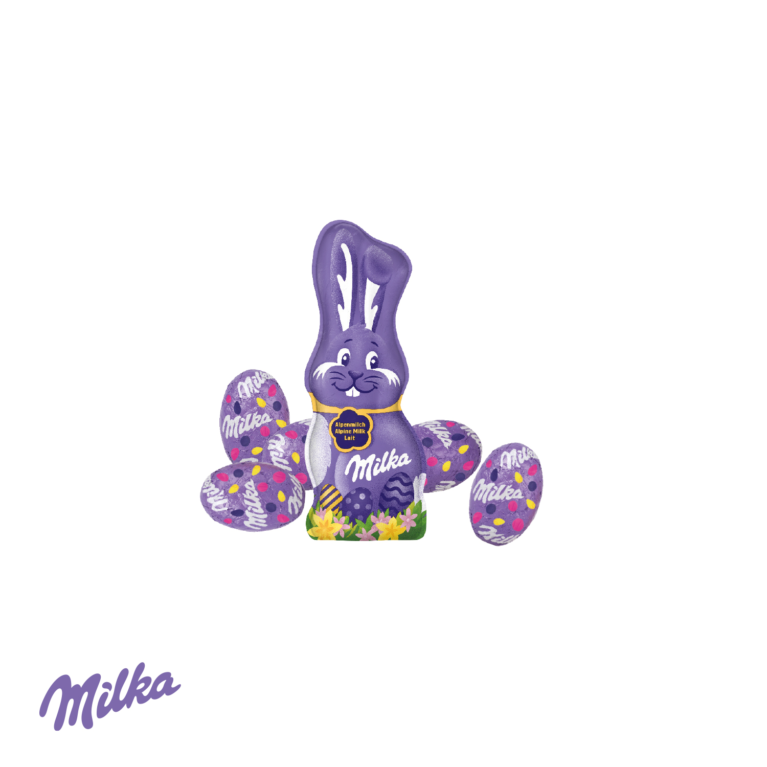 3D Präsent "Container" Ostern mit Milka Schokoladenmischung