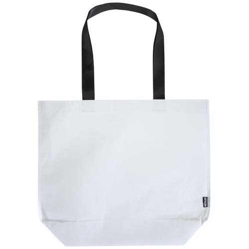 Duo GRS recycelte doppellaminierte Tragetasche Oversize 30L, weiss
