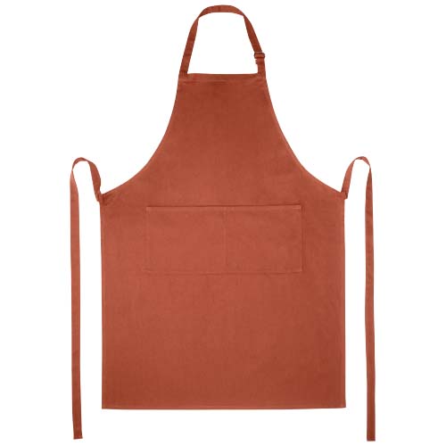 Andrea 240 g/m² Schürze mit verstellbarem Nackenband, ziegelstein