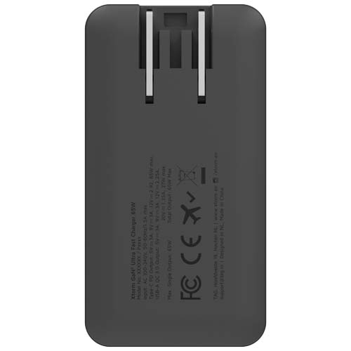 Xtorm 65 W Schnellladegerät für unterwegs mit Kabel und Reiseetui