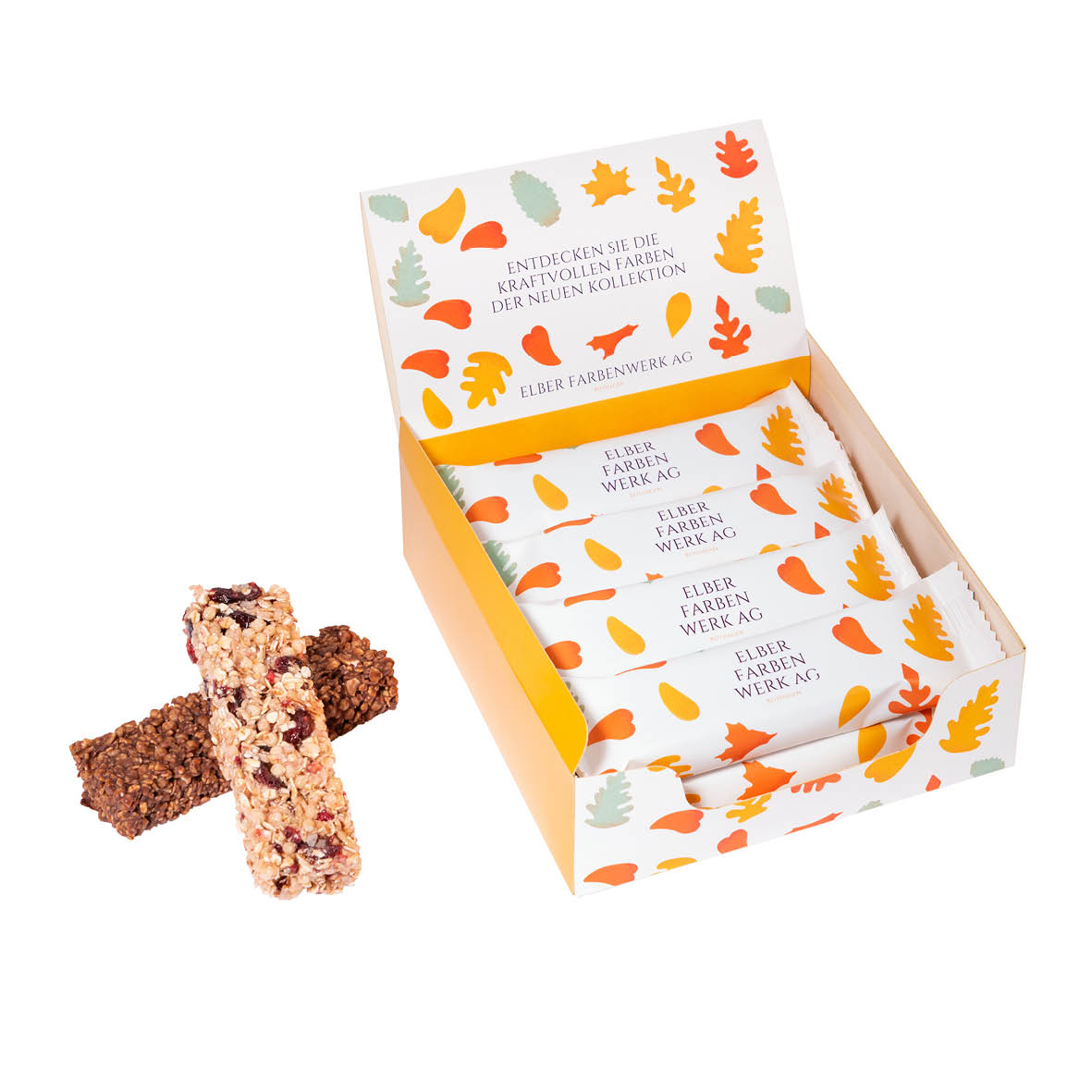 8 Müsliriegel in Geschenkbox