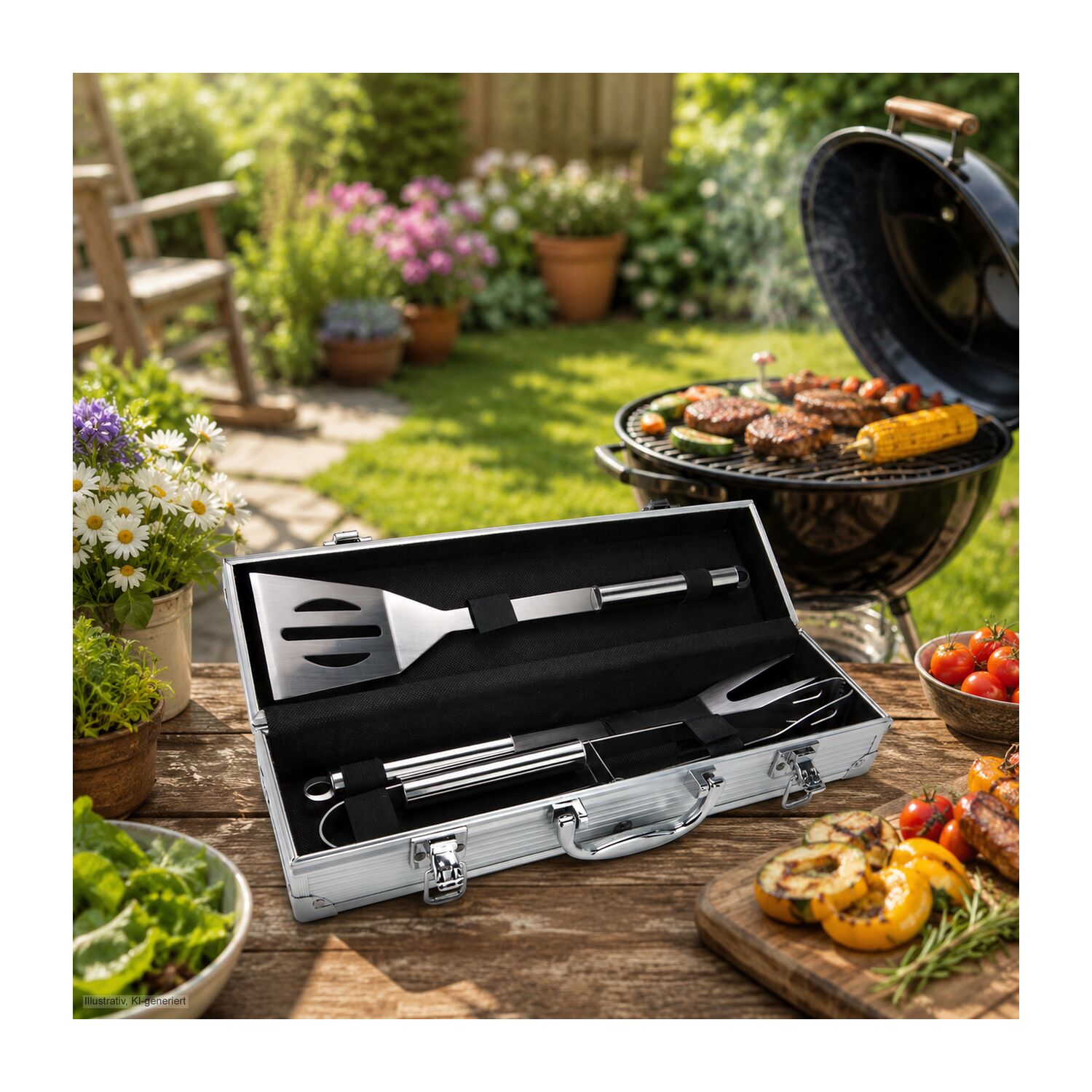 Geschenkset / Präsenteset: Das Grill-Set