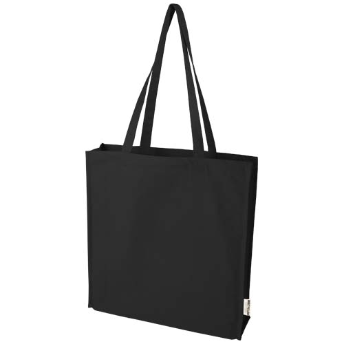 Florida 270 g/m² Tragetasche mit Seitenfalten 14L, schwarz