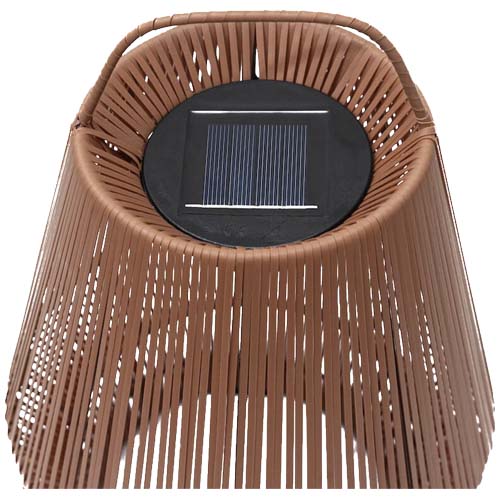 Originalhome Lampion tragbare Laterne aus recyceltem Material, ziegelstein