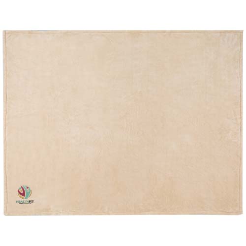 Ashen GRS-recycelte Sherpa Decke, oatmeal