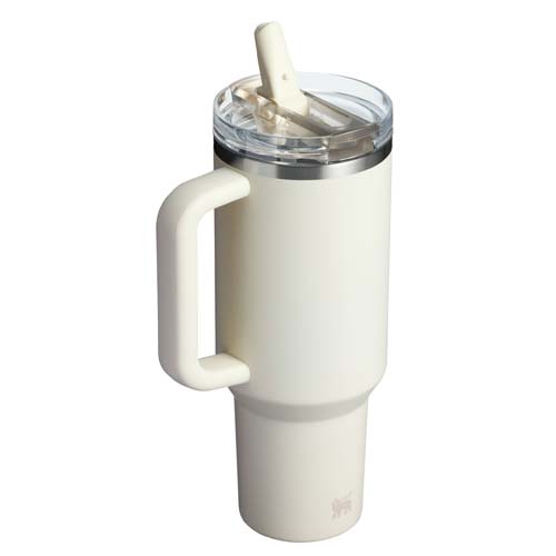 Stanley Quencher® ProTour 1180 ml Thermobecher aus recyceltem Edelstahl mit Flip Strohhalm, creme