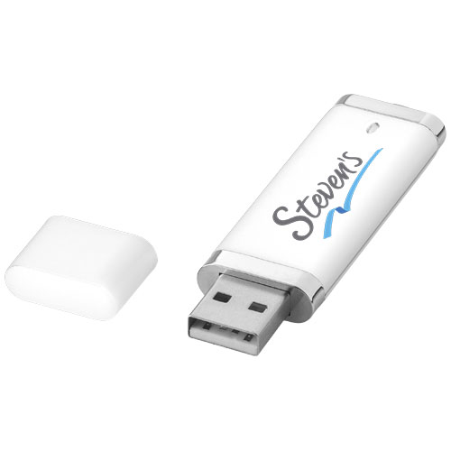 Flat 4 GB USB-Stick, weiss