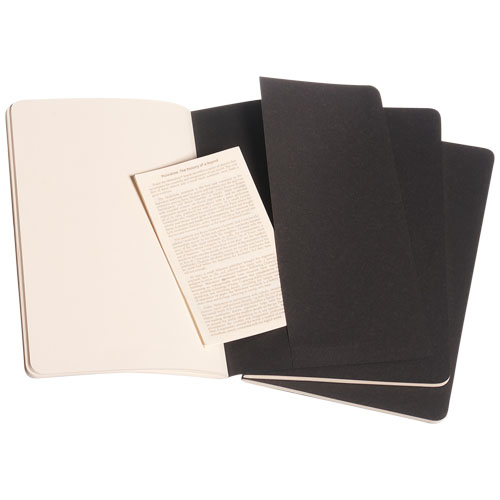 Moleskine Cahier Journal L – blanko, schwarz