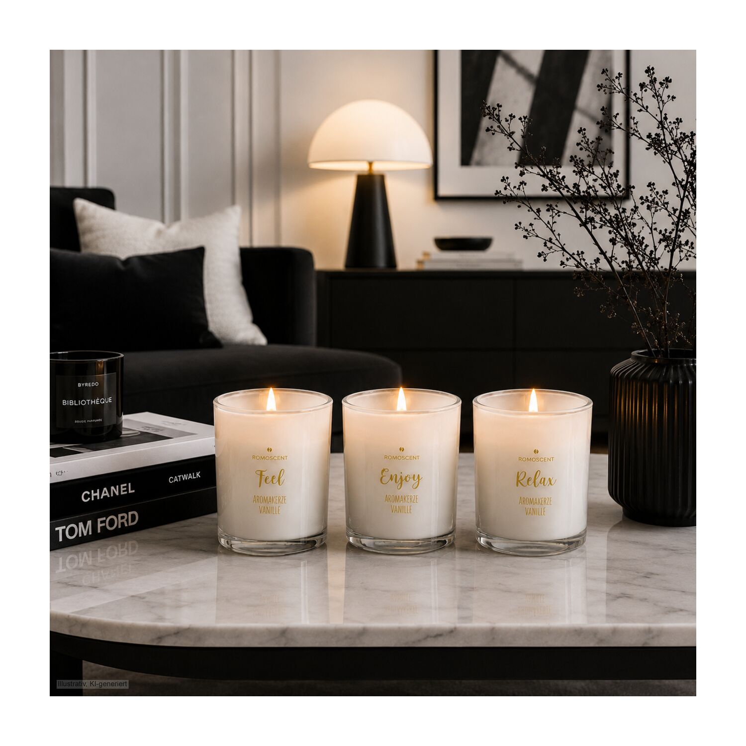ROMOSCENT® Aromakerzenset Vanille