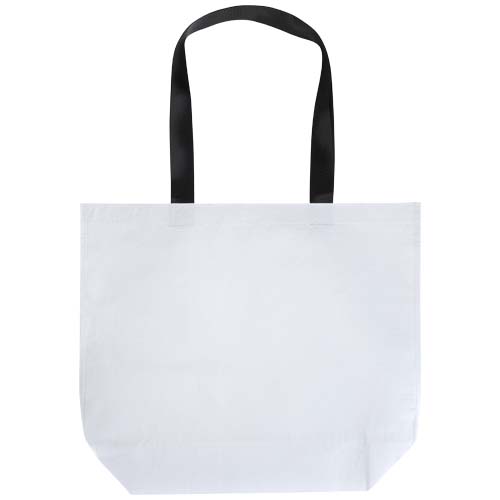 Duo GRS recycelte doppellaminierte Tragetasche Oversize 30L, weiss