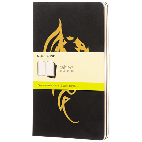 Moleskine Cahier Journal L – blanko, schwarz