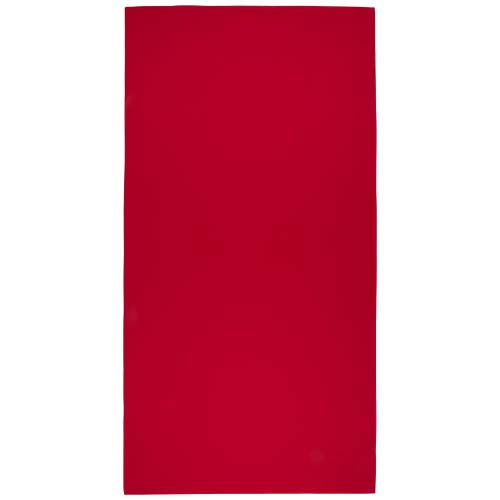 Lucas RPET Sporthandtuch 70 × 140 cm, rot