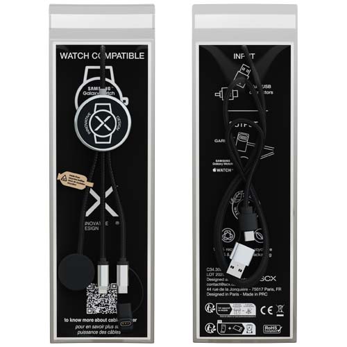 SCX.design C34 7 in 1 Ladekabel für Smartwatches