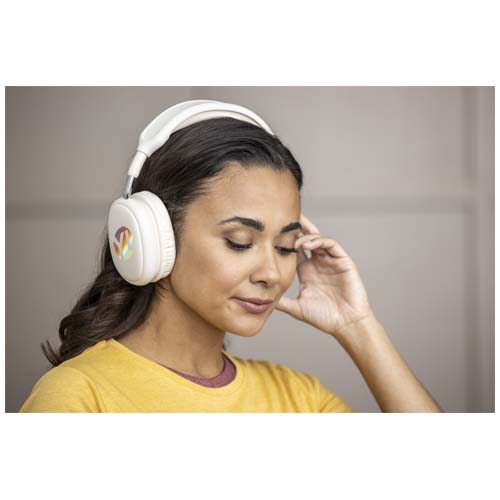 Alzir Over-Ear Wireless Bluetooth® Headset aus recyceltem Kunststoff, schwarz