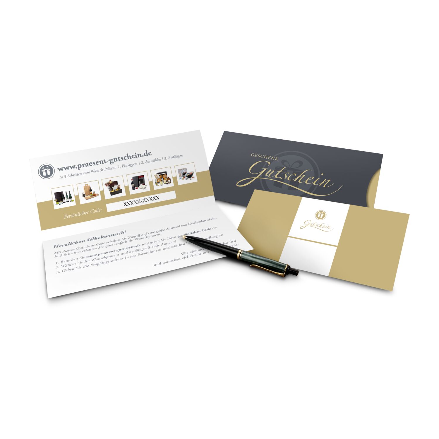Geschenkgutschein Gold in Holzkiste, 35 € für Präsent-, Lifestyle- und Wellnessartikel