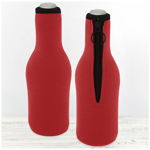 Fris Flaschenmanschette aus recyceltem Neopren, weiss