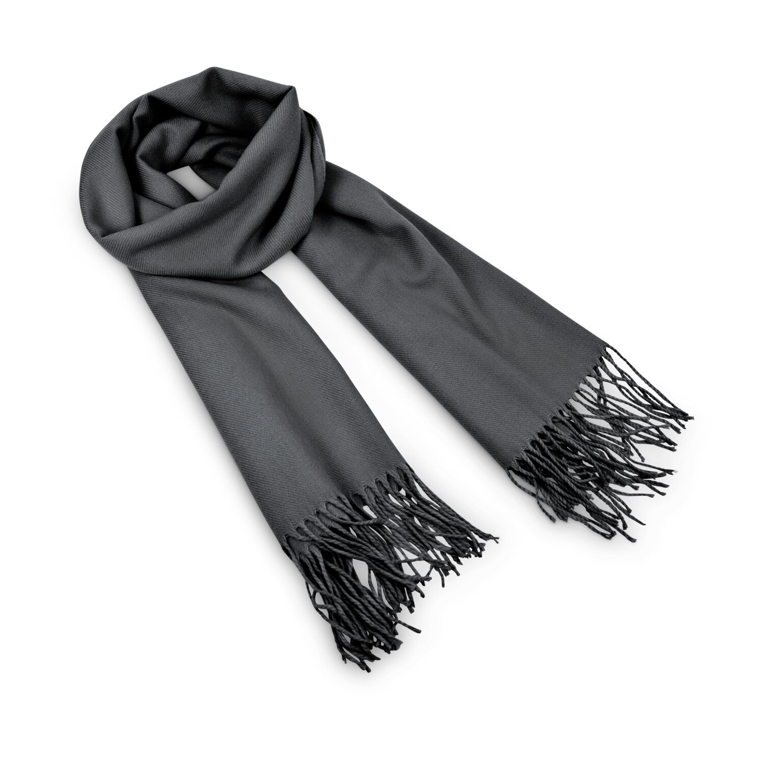 Schal Modena anthrazit - 60 x 180 cm, 230 g/m²