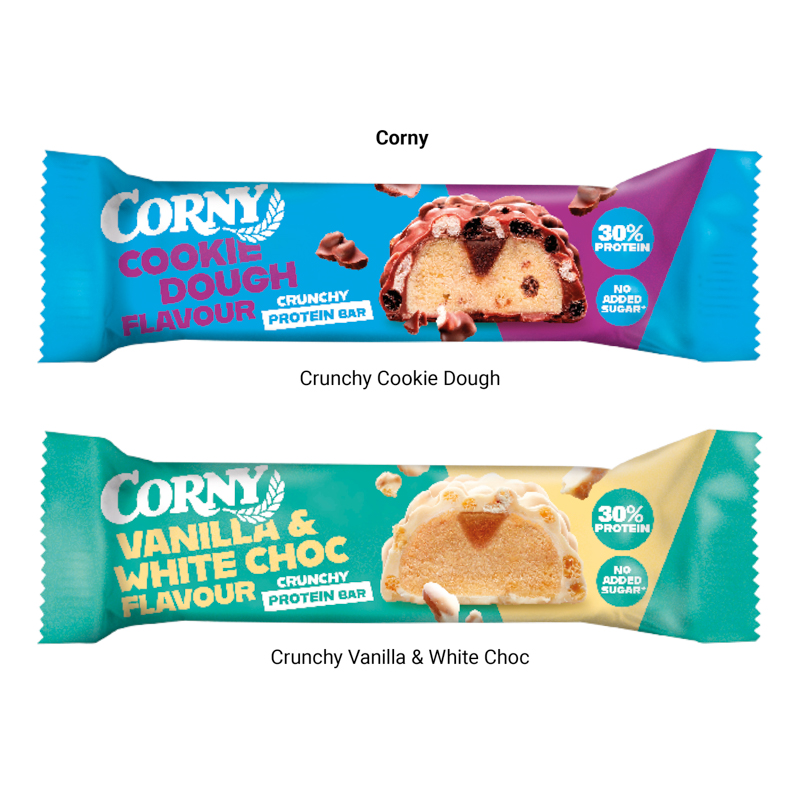 Corny Proteinriegel Crunchy Vanilla & white choc