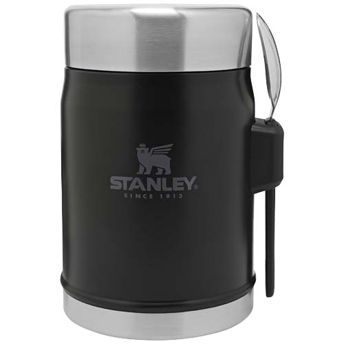 Stanley 400ml Legendary Food Jar Lunchpot mit Göffel, mattschwarz
