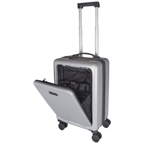 Rover Pro 20" Kabinentrolley aus recyceltem GRS-Material 40 L, silber