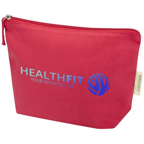 Odisha 180 g/m² OCS Bio-Kulturtasche 1L, rot