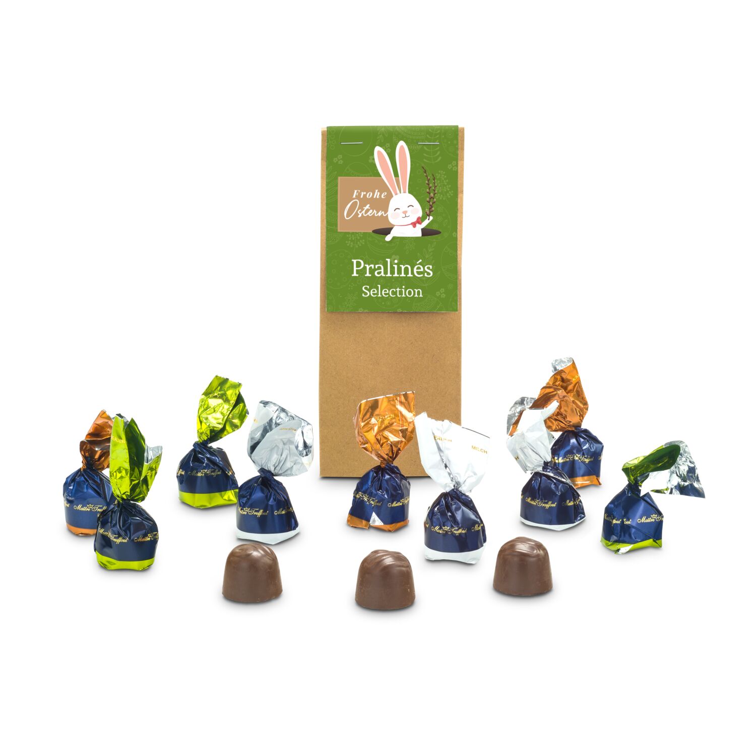 Geschenkset / Präsenteset: Pralinés Selection Ostern