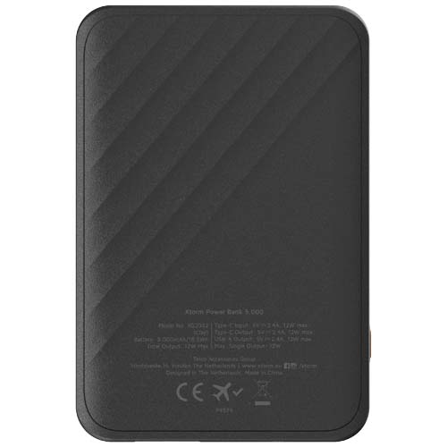 Xtorm XG205 Go2 12 W 5000 mAh Schnelllade-Powerbank, schwarz